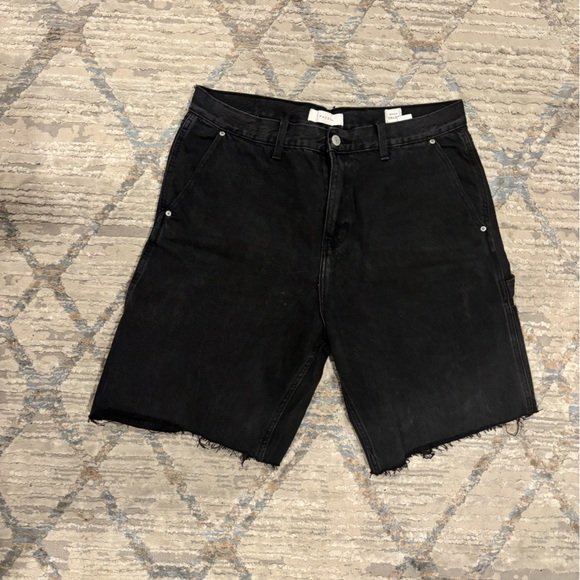 PacSun Black Denim Shorts - Picture 1 of 2